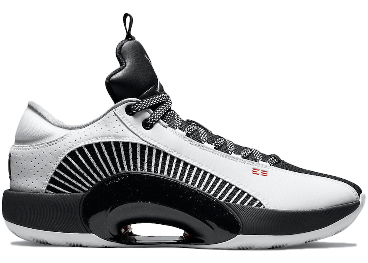 Jordan XXXV Schwarz Weiß - vue 360
