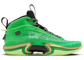 Jordan XXXVI Green and Gold - vue 360