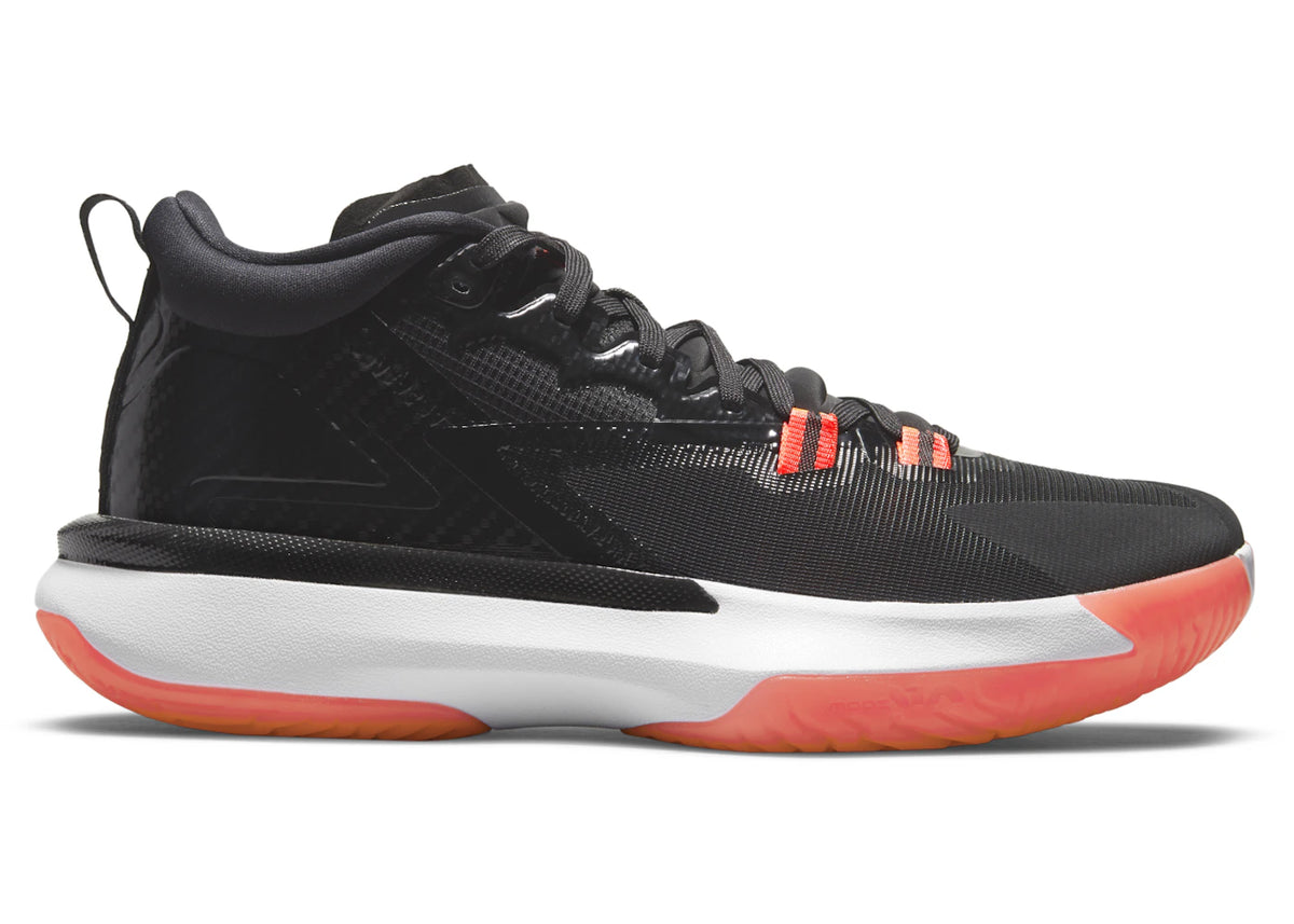 Jordan Zion 1 PF Black White Bright Crimson - vue secondaire A