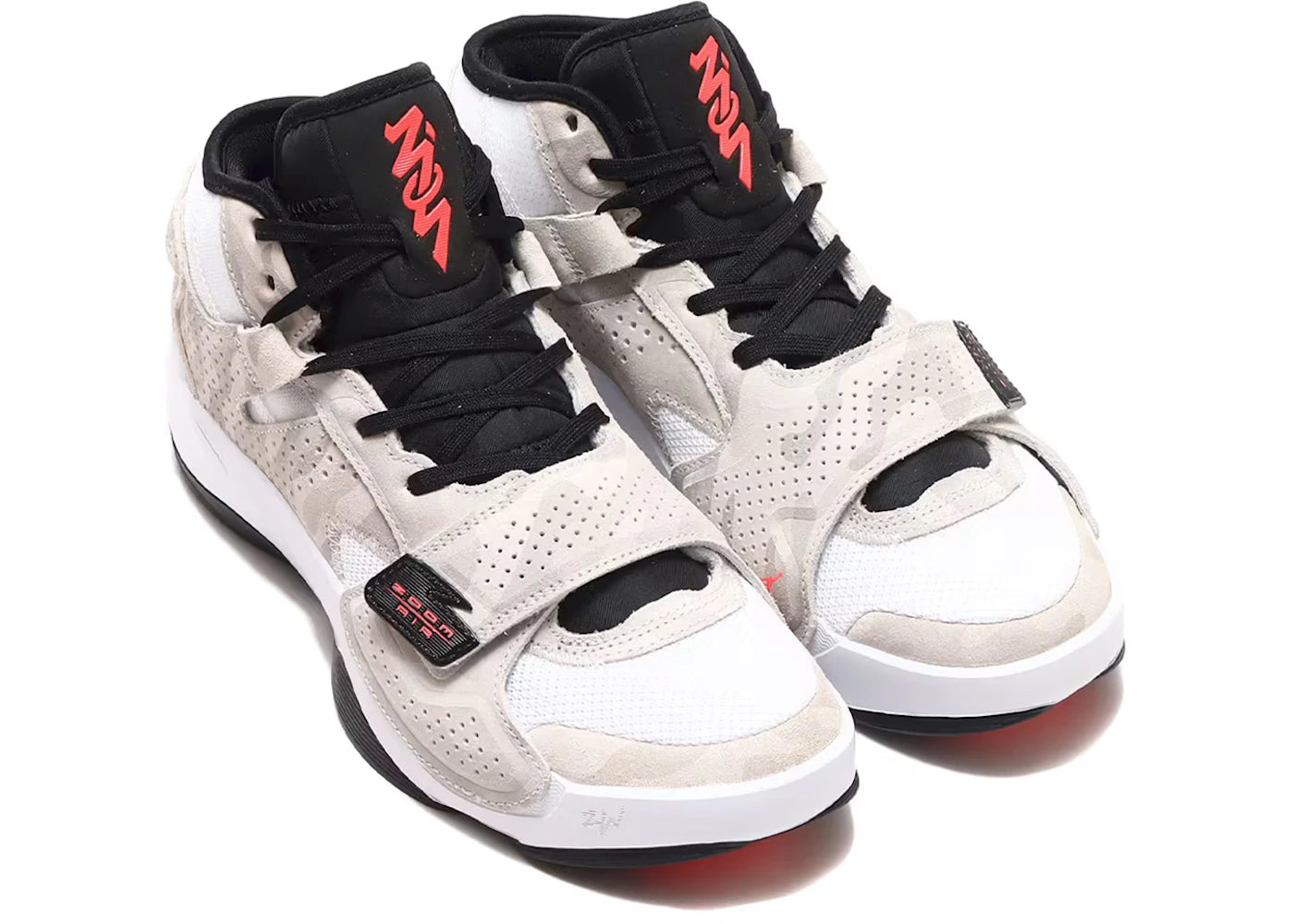 Jordan Zion 2 Photon Dust Flash Crimson - vue secondaire A