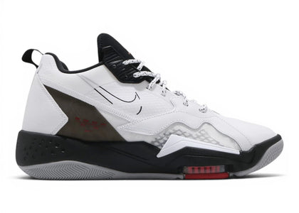 Jordan Zoom 92 White Black Olive - authentic Jordan sneakers