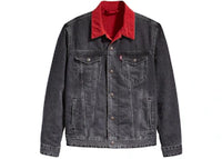 Air Jordan x Levis Reversible Trucker Jacket Black/Red