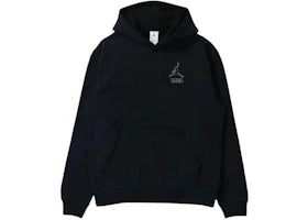 Jordan x Union LA Fleece Hoodie Black - vue 360
