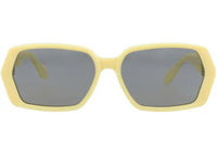 Alaia Square-Frame Recycled Acetate Sunglasses Yellow Yellow Grey (AA0082S-30015371-004)