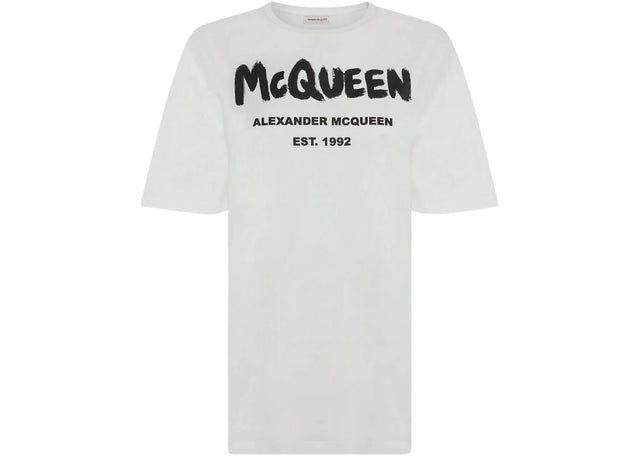 Alexander McQueen Graffiti T-shirt White