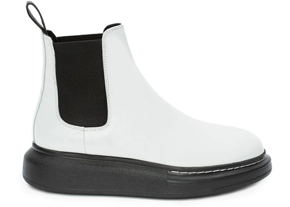 Alexander McQueen Hybrid Chelsea Boot Black White (Women's) - authentic Alexander McQueen sneakers