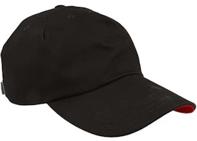 Alexander McQueen Logo Embroidered Baseball Cap Black/Red