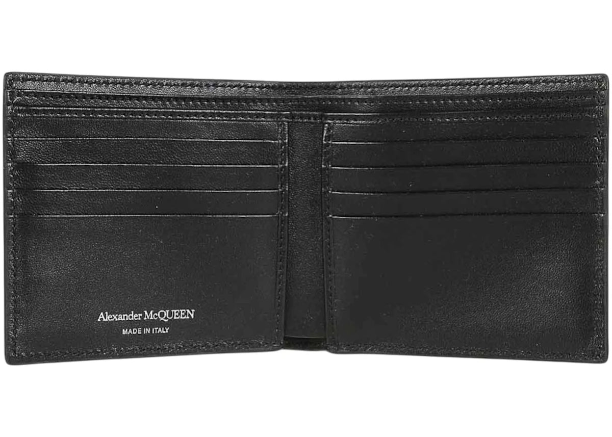 Alexander McQueen Mcqueen Graffiti Wallet Silver - vue secondaire B