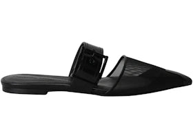 Alexander McQueen Mesh Punk Mules Black Black (Women's)