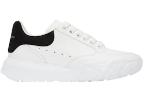 Alexander McQueen Oversized Court Trainer White Black (Women's) - vue 360