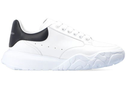 Alexander McQueen Oversized Court Trainer White Black - authentic Alexander McQueen sneakers