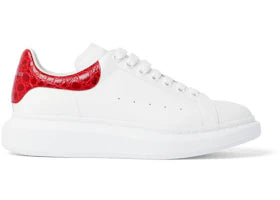 Alexander McQueen Oversized Red Croc Effect