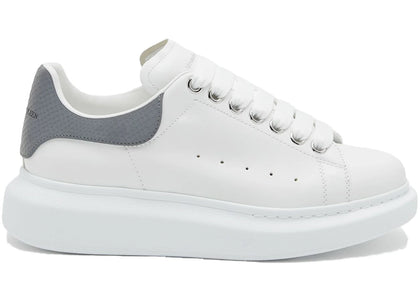 Alexander McQueen Oversized Snake Print White Grey (Women's) - sneakers view 2
