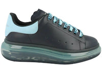 Alexander McQueen Oversized Transparent Sole Black Aqua (Women's)