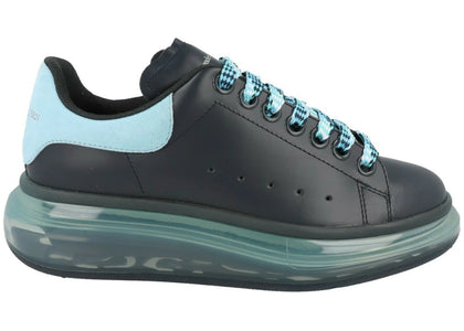 Alexander McQueen Oversized Transparent Sole Black Aqua (Women's) - sneakers view 2