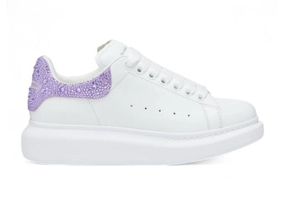 Alexander McQueen Oversized White Lilla Crystal (Women's)