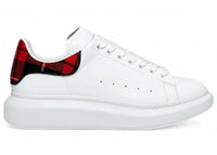 Alexander McQueen Oversized White Red Tartan (Women's)