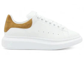 Alexander McQueen Oversized White Tan Quilted (Women's)