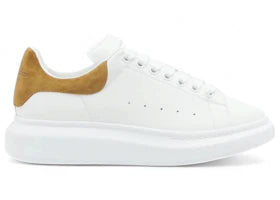 Alexander McQueen Oversized White Tan Suede - vue 360