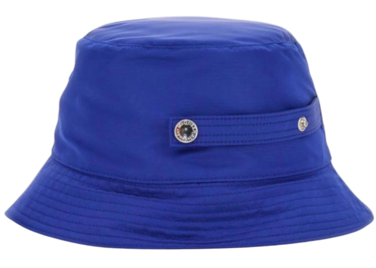 Alexander McQueen Polyester Graffiti Logo Bucket Hat Blue - vue secondaire B