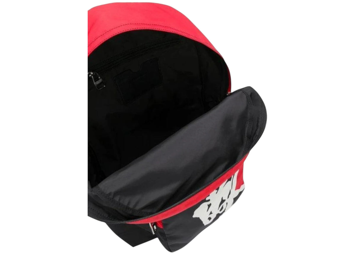Alexander McQueen Skeleton Print Backpack Red/Black - vue secondaire B