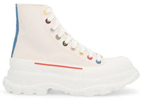 Alexander McQueen Tread Slick Boot White Multicolour (Women's)