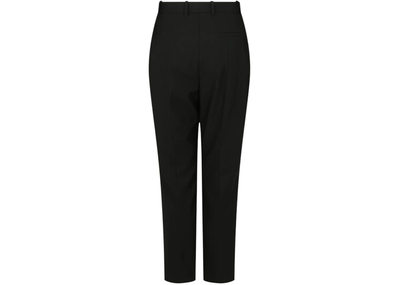 Alexander McQueen Women's High-Waist Wool Pants Black - vue secondaire A