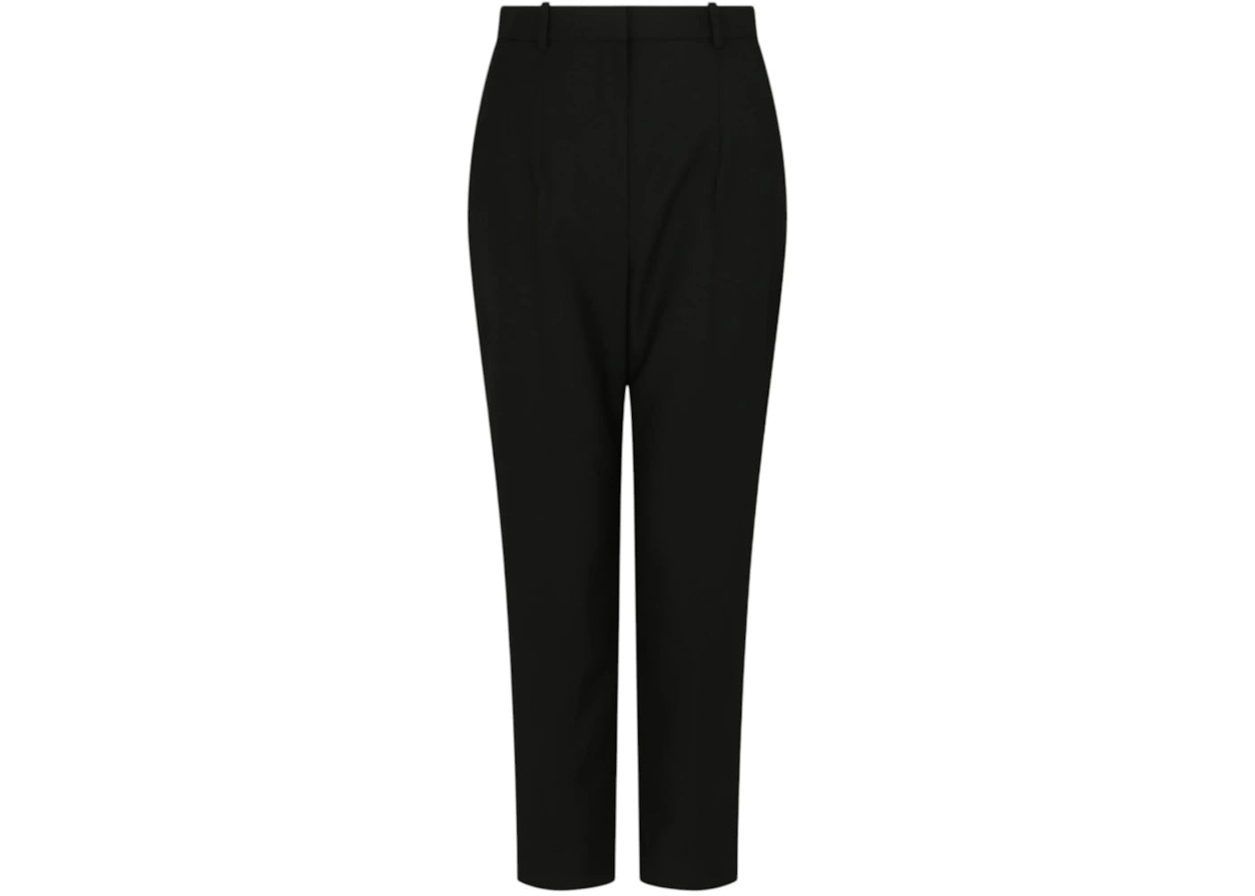 Alexander McQueen Women's High-Waist Wool Pants Black - vue 360