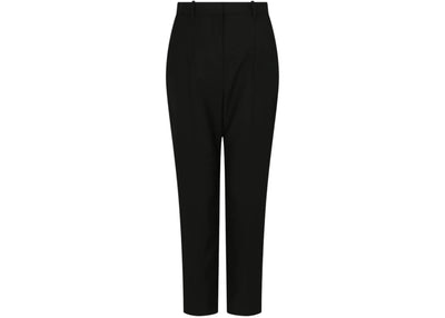 Alexander McQueen Women's High-Waist Wool Pants Black