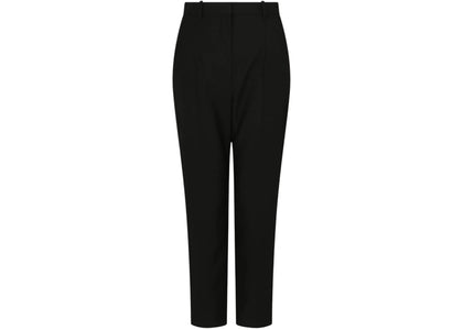 Alexander McQueen Women's High-Waist Wool Pants Black - authentic Alexander McQueen apparel