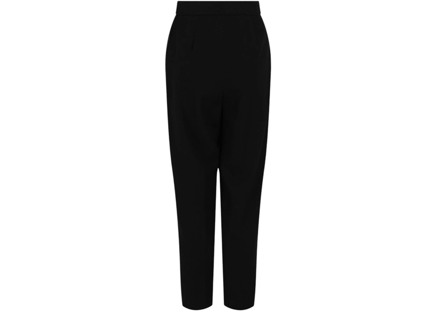 Alexander McQueen Women's Pleated Tapered Trousers Black - vue secondaire B