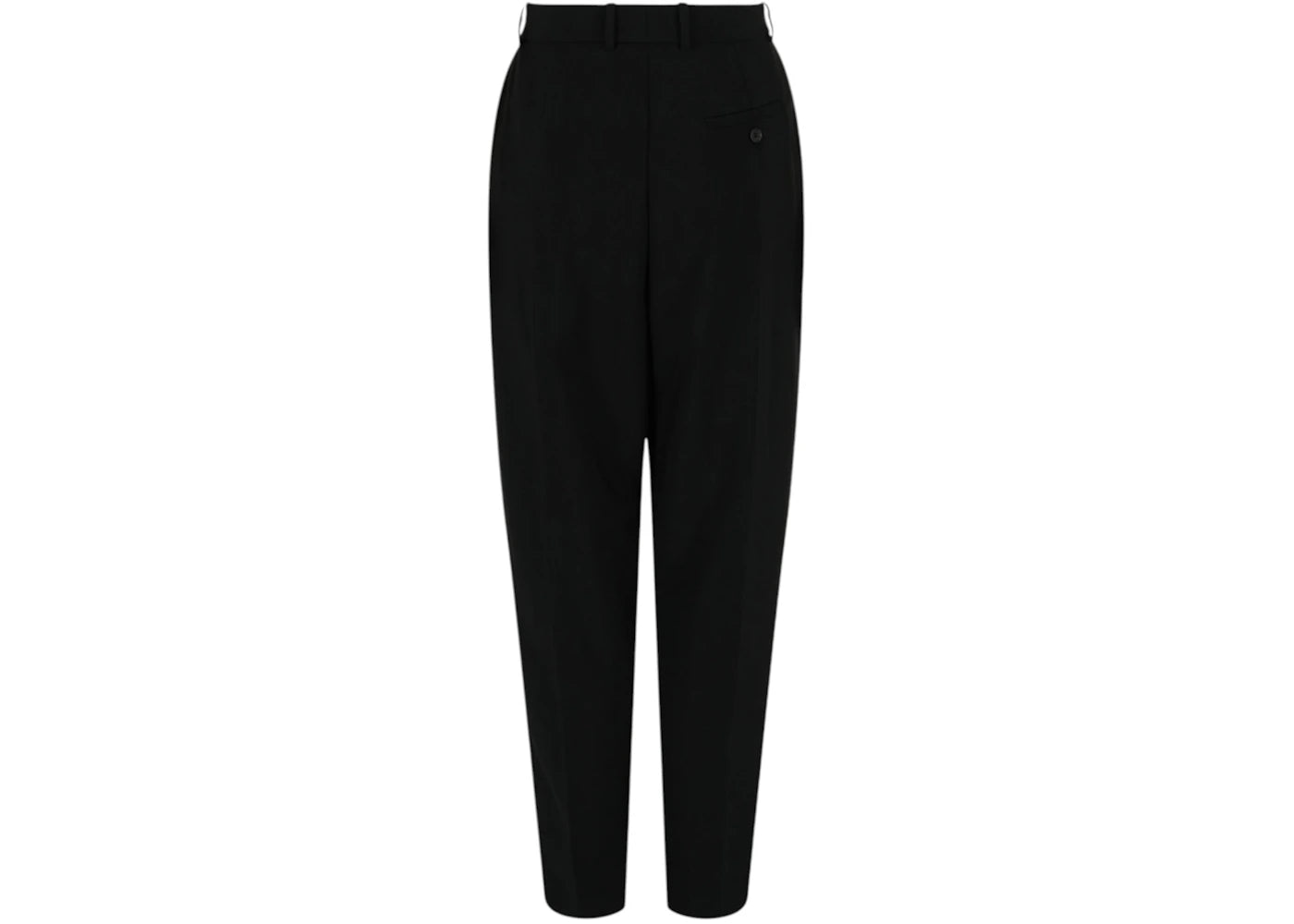 Alexander McQueen Women's Pleated Wool Trousers Black - vue secondaire B