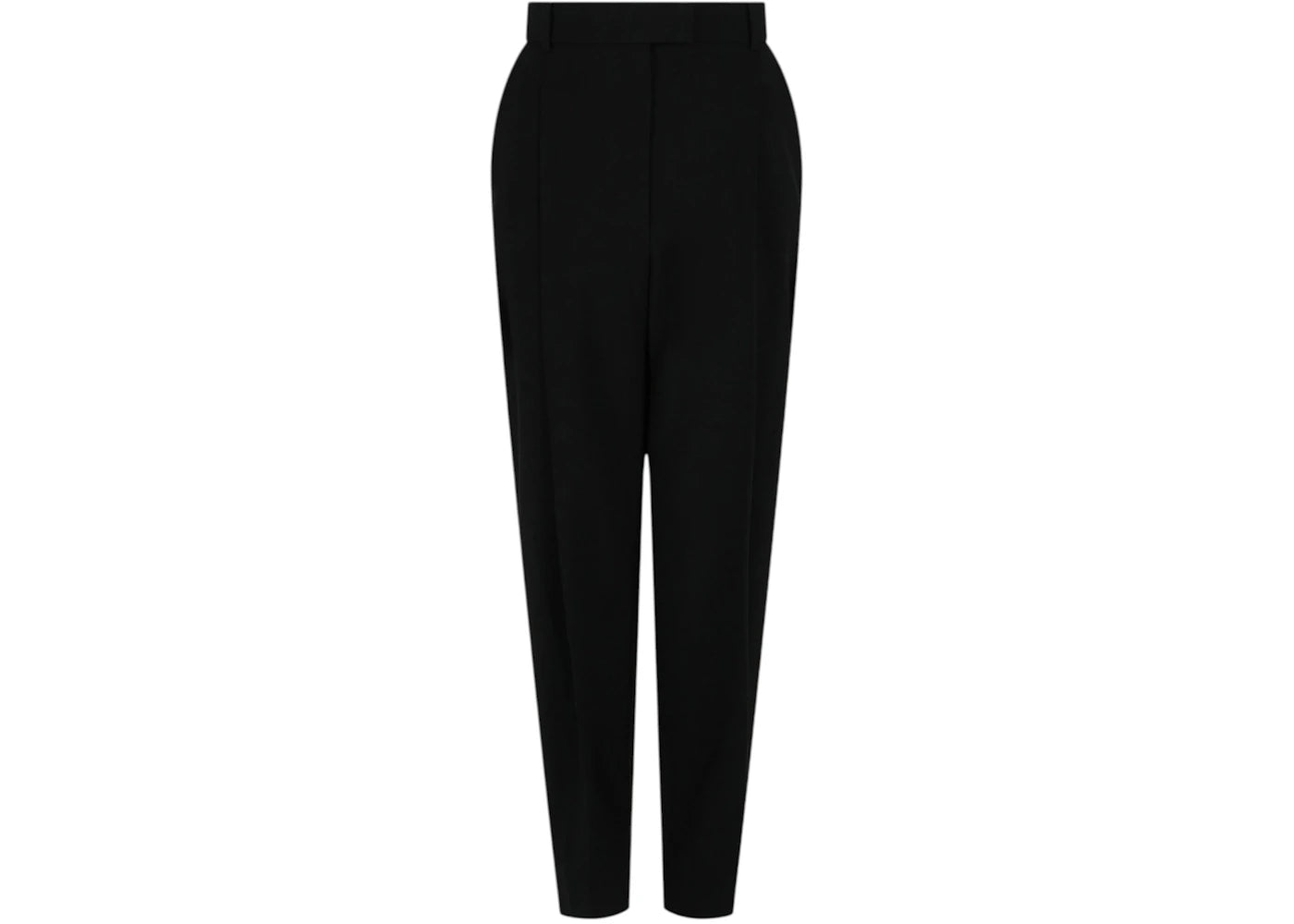 Alexander McQueen Women's Pleated Wool Trousers Black - vue secondaire A