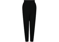 Alexander McQueen Women's Pleated Wool Trousers Black