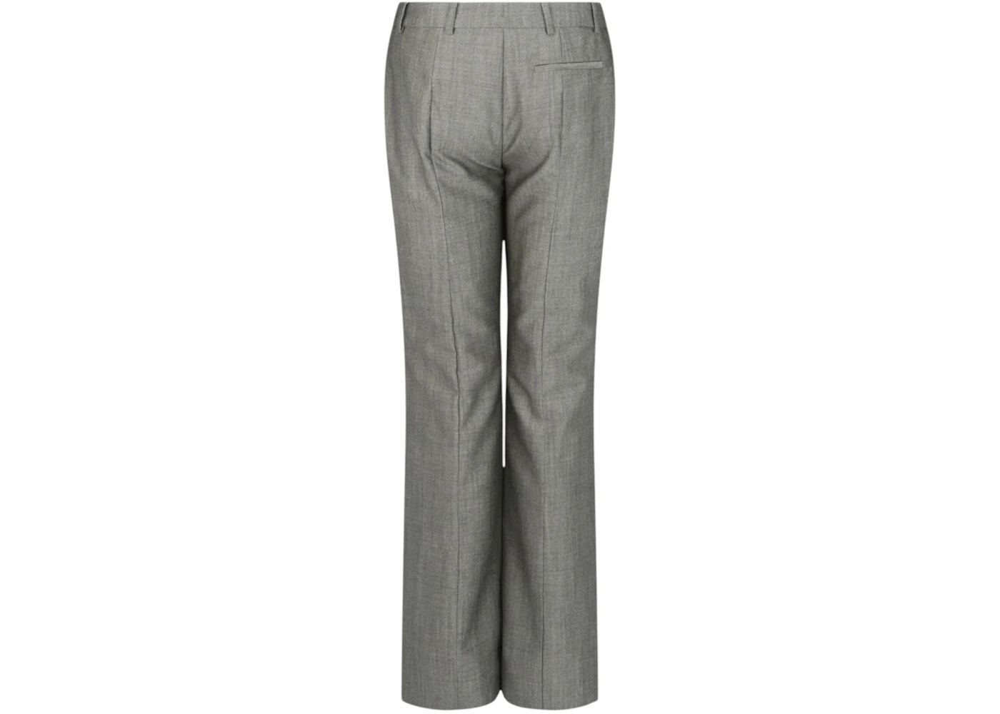 Alexander McQueen Women's Wool Blend Bootcut Pants Grey - vue secondaire A
