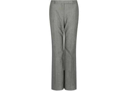 Alexander McQueen Women's Wool Blend Bootcut Pants Grey - authentic Alexander McQueen apparel