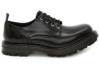 Alexander McQueen Worker Lace Up Black