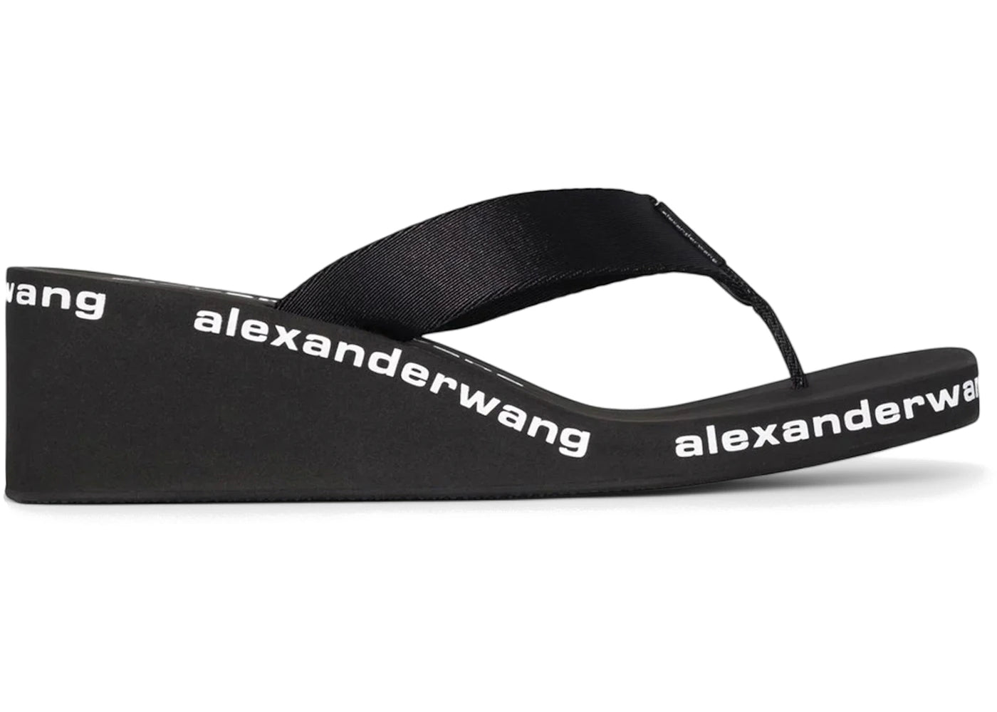Alexander Wang AW Wedge Flip Flop Black (Women's) - vue 360