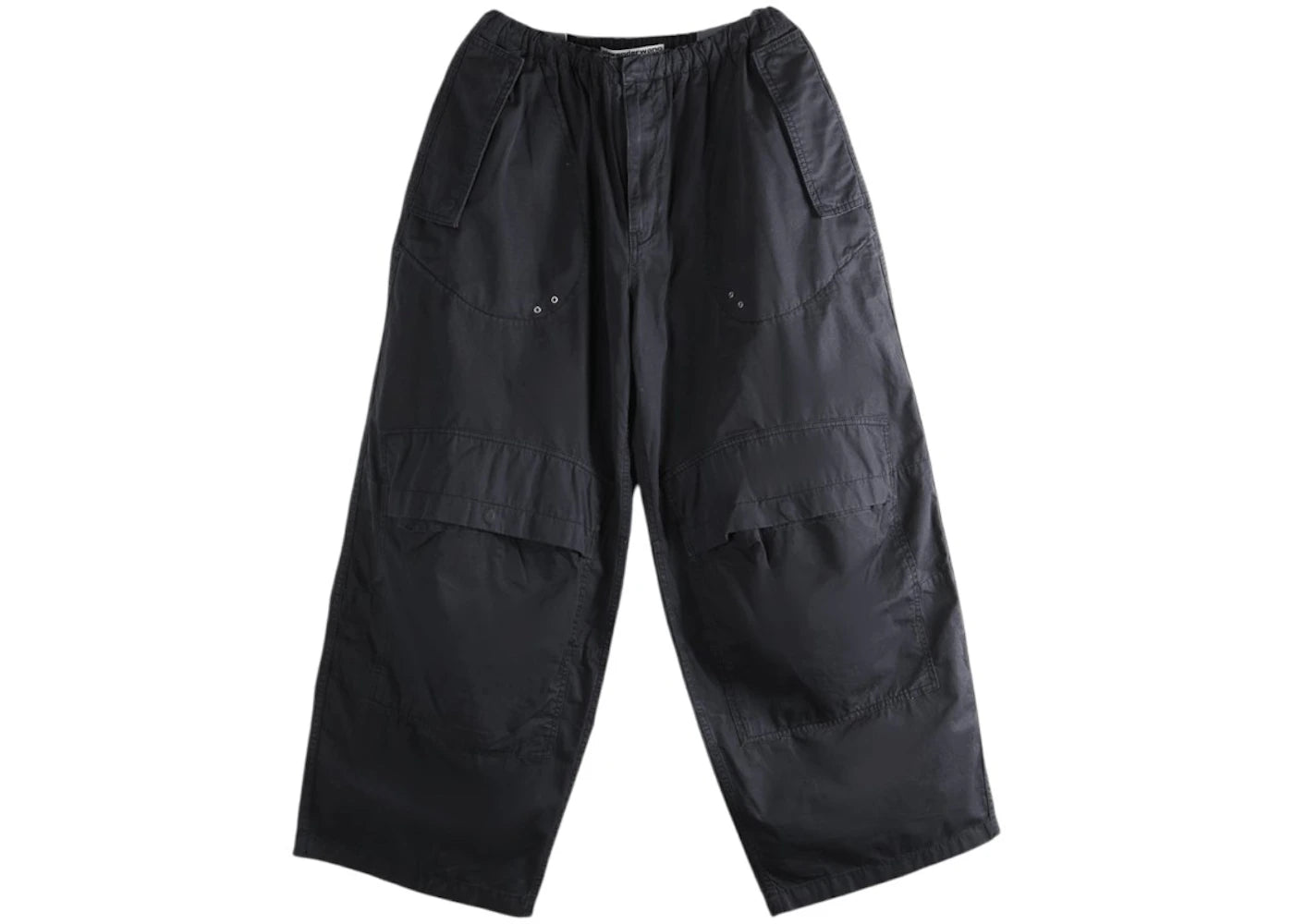 Alexander Wang Articulated Pockets Mid-Rise Cargo Pant Washed Black - vue secondaire A
