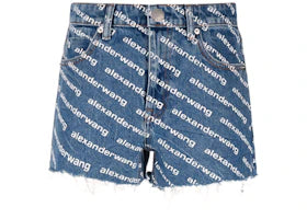 Alexander Wang Bite Shorts Deep Blue/White