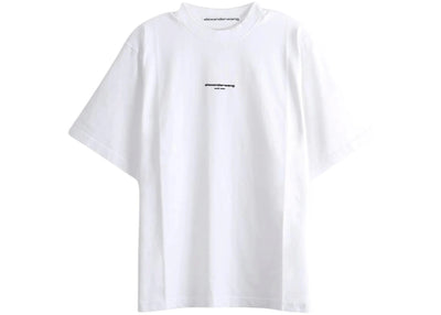 Alexander Wang Logo Print Short Sleeve Tee White