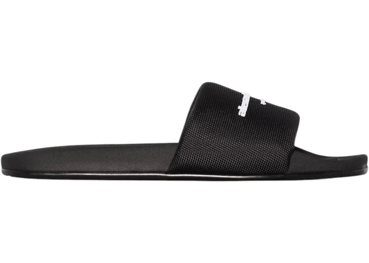 Alexander Wang Pool Slides Sandals Black (Women's) - vue 360
