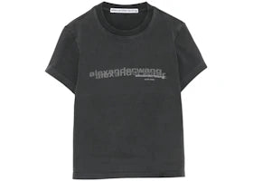 Alexander Wang Shrunken T-shirt Washed Black