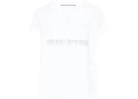 Alexander Wang Women's Hotfix Graphic Baby Tee White