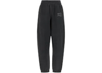 Alexander Wang Women's Hotfix Logo Sweatpant Washed Black