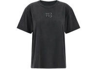 Alexander Wang Women's Hothx Logo Tee Washed Black