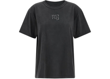 Alexander Wang Women's Hothx Logo Tee Washed Black - product view 2