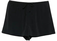 Alexander Wang Women's Mid-Rise Pleated Short Black