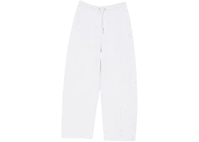 Alexander Wang Women's Rhinestone-Drawstring Track Pants Light Heather Grey