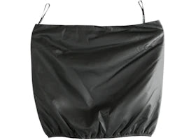 Alexander Wang Women's Strapless Leather Bubble Top Black